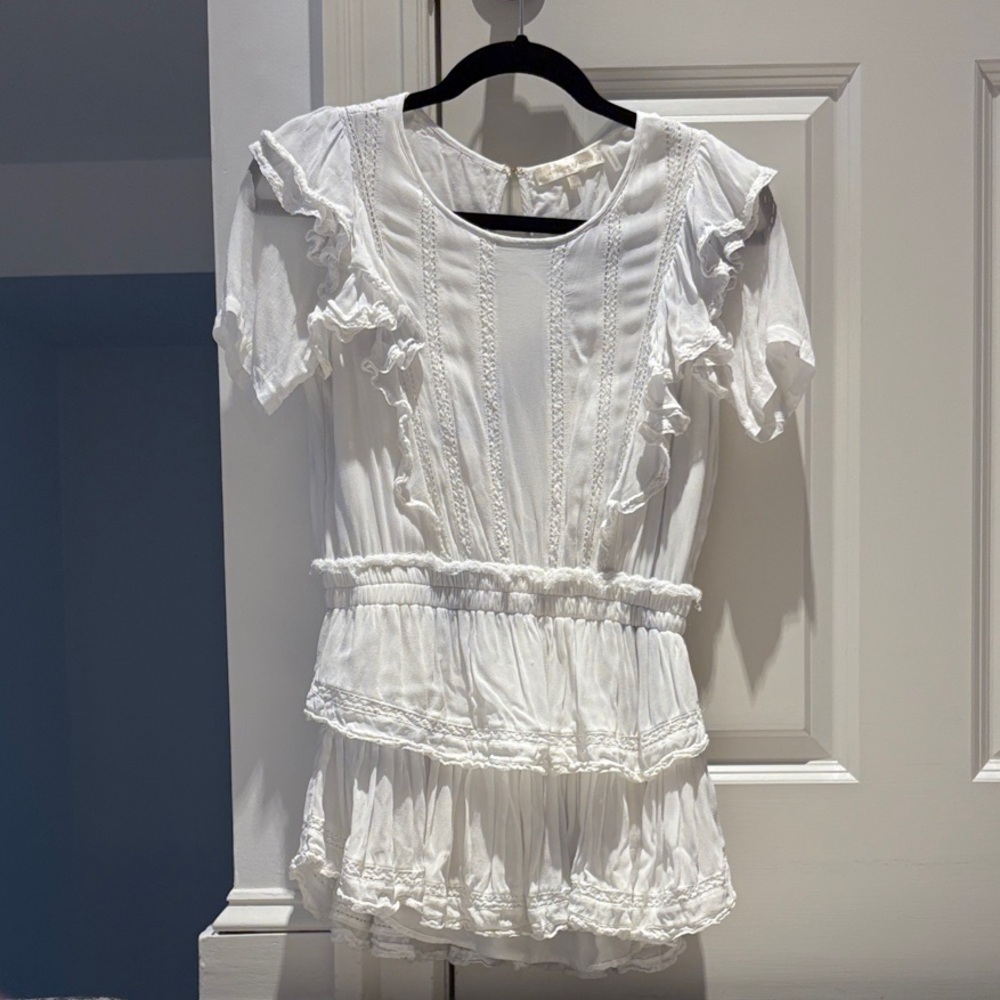 LoveShackFancy Natasha Heritage Mini Dress